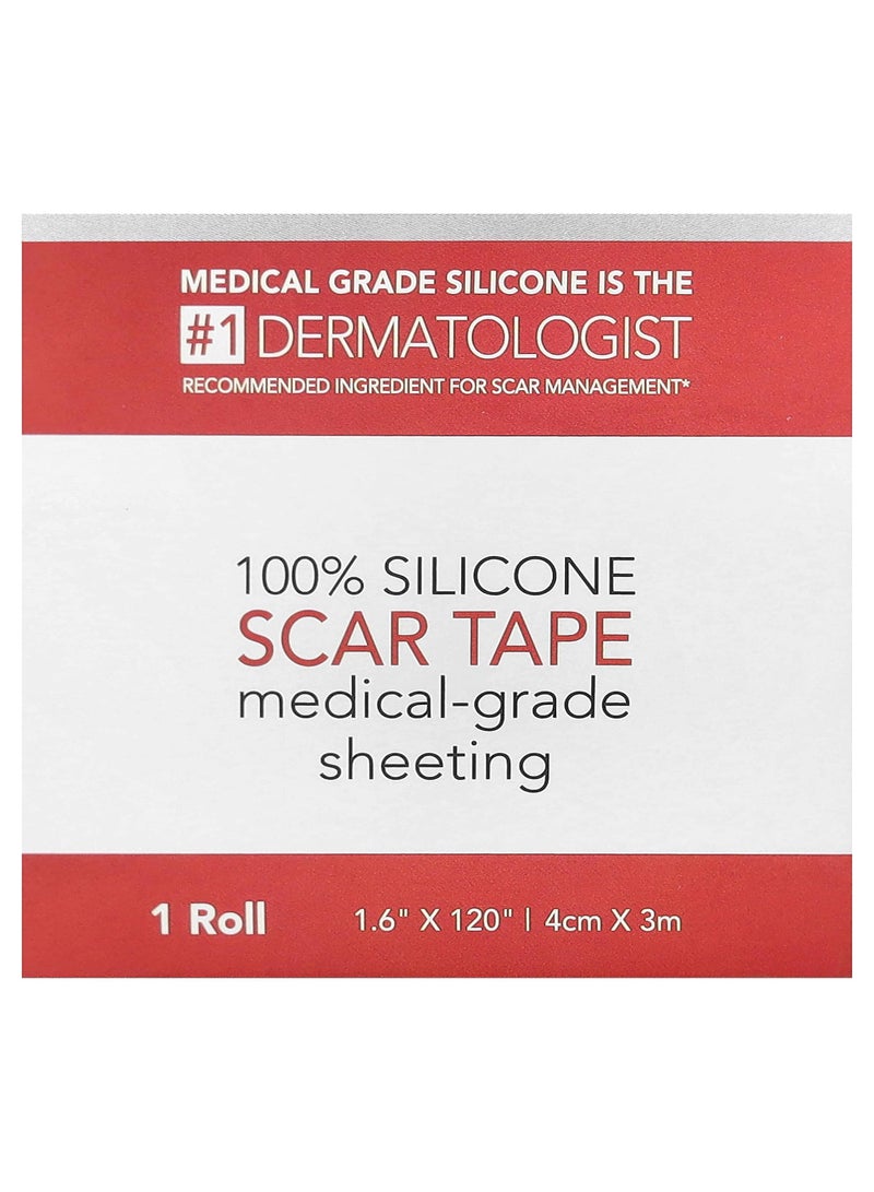 100% Silicone Scar Tape, 1 Roll